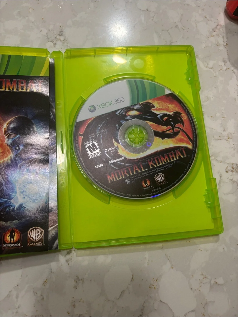Xbox 360 mortal kombat game